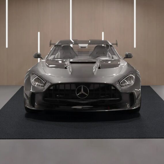 Garage Floor Mat, 2.25 X 5.2 M Waterproof Protection From Water,Snow, Rain,Mud And Oil For Cars, Non-slip Heavy Duty Containment Mat With TPE Anti-Leak Backing & Easy To Clean & Cuttable