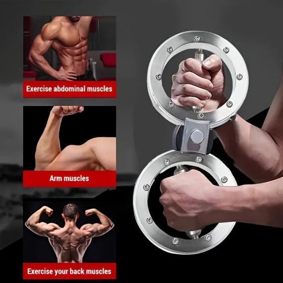 Multi Function Adjustable Resistance Speed Arm Trainer Eight Wheel For Wrist Strength And Boxing Ideal For Men'S Strong And Healthy Arms 8 Finger Ring Arm Strength Device And Fitness Lifting Ring