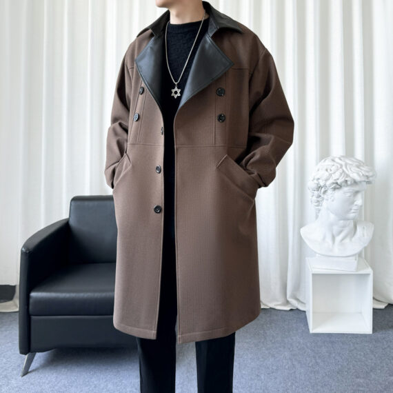 Youth Stylish Men's Handsome Versatile Trench Coat
