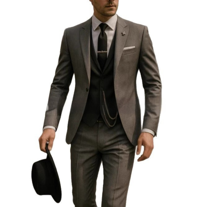 Men's Large Size Casual Three-piece Set - Image 2