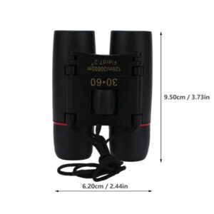 Binoculars 30x60 Zoom Outdoor Travel Compact Folding Telescope Hunting Day Night