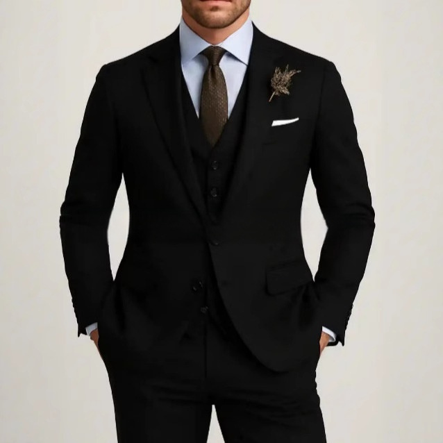 Men's Large Size Casual Three-piece Set - Image 4